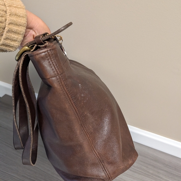 🤎 Vintage 90's Coach #4140 Soho Waverly Lafayette Shoulder Satchel Hobo Bag - Picture 14 of 16